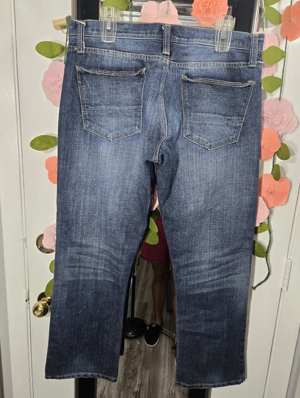 Vintage Op Slim Straight Men's Jeans Sz 34x30